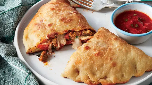 طرز تهیه کالزونه بادمجان/غذایی فوری و خوشمزه