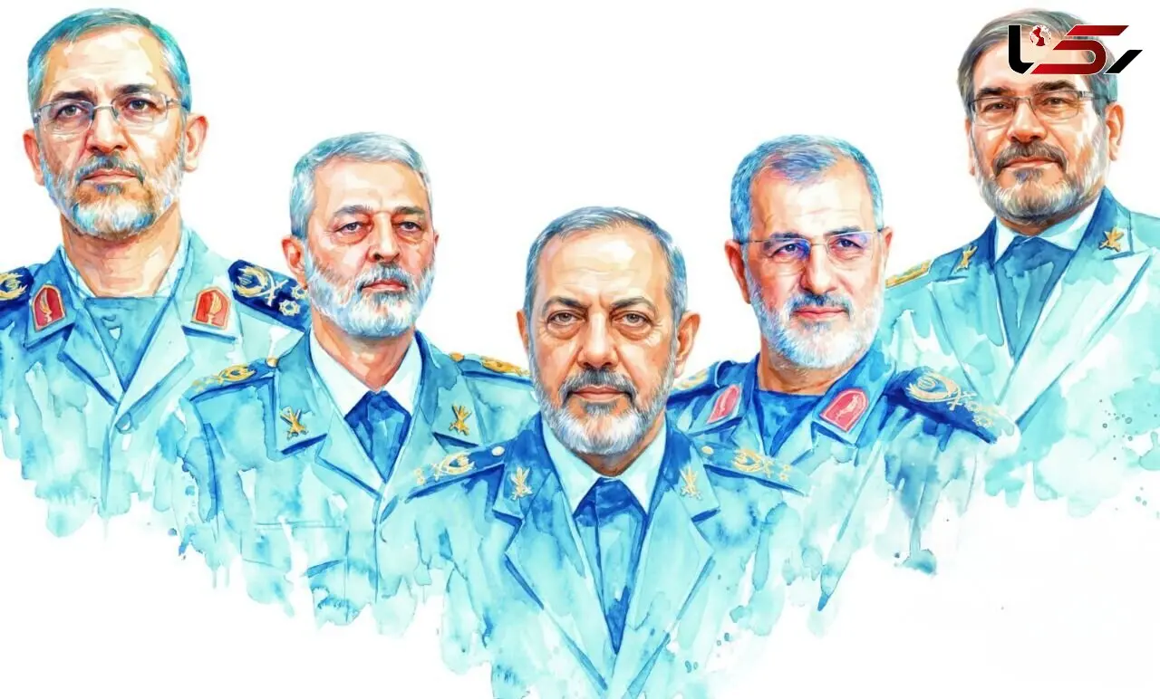 اسامی فرماندهان نیروهای مسلح که فردا تشییع می شوند