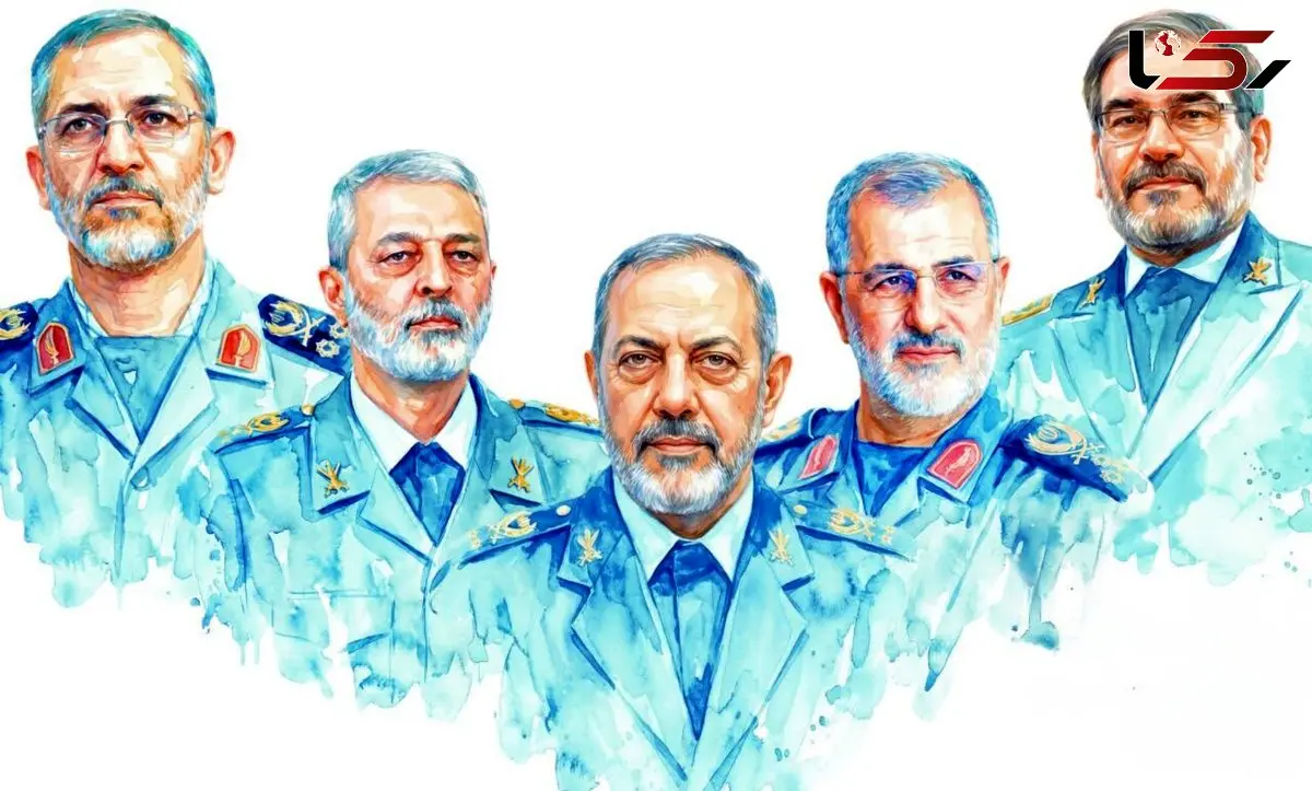 اسامی فرماندهان نیروهای مسلح که فردا تشییع می شوند
