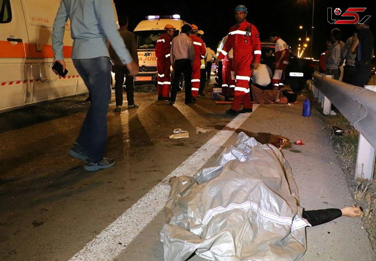 مرگ تلخ زن تهران در تصادف با دوو 