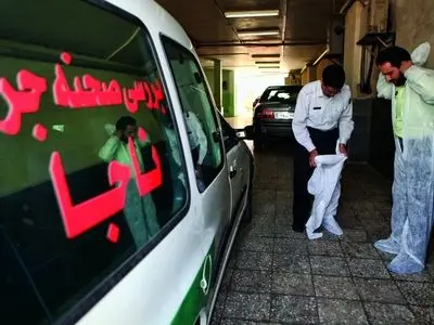 سقوط مرگبار زن جوان مقابل چشمان دختر 9 ساله‌اش در سلیمانیه تهران