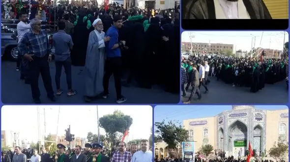 راهپیمایی کاروان بزرگ دختران اصفهانی 