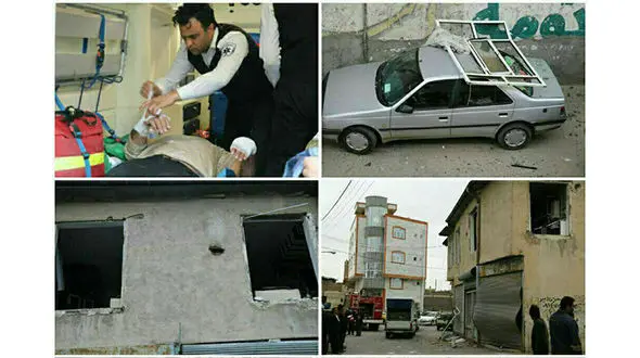 انفجار در منزل مسکونی در شهرستان بناب+ عکس