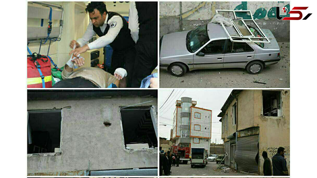 انفجار در منزل مسکونی در شهرستان بناب+ عکس