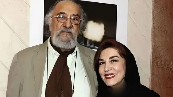 عکس ها / نگاهی به چیدمان هنری و عاشقانه  خانه «داریوش ارجمند» و فرشته خانم  همسرش / از تابلو فرش های اصیل ایرانی و گلیم و گبه های خوشرنگ با کتابخانه ای رنگ فندقی