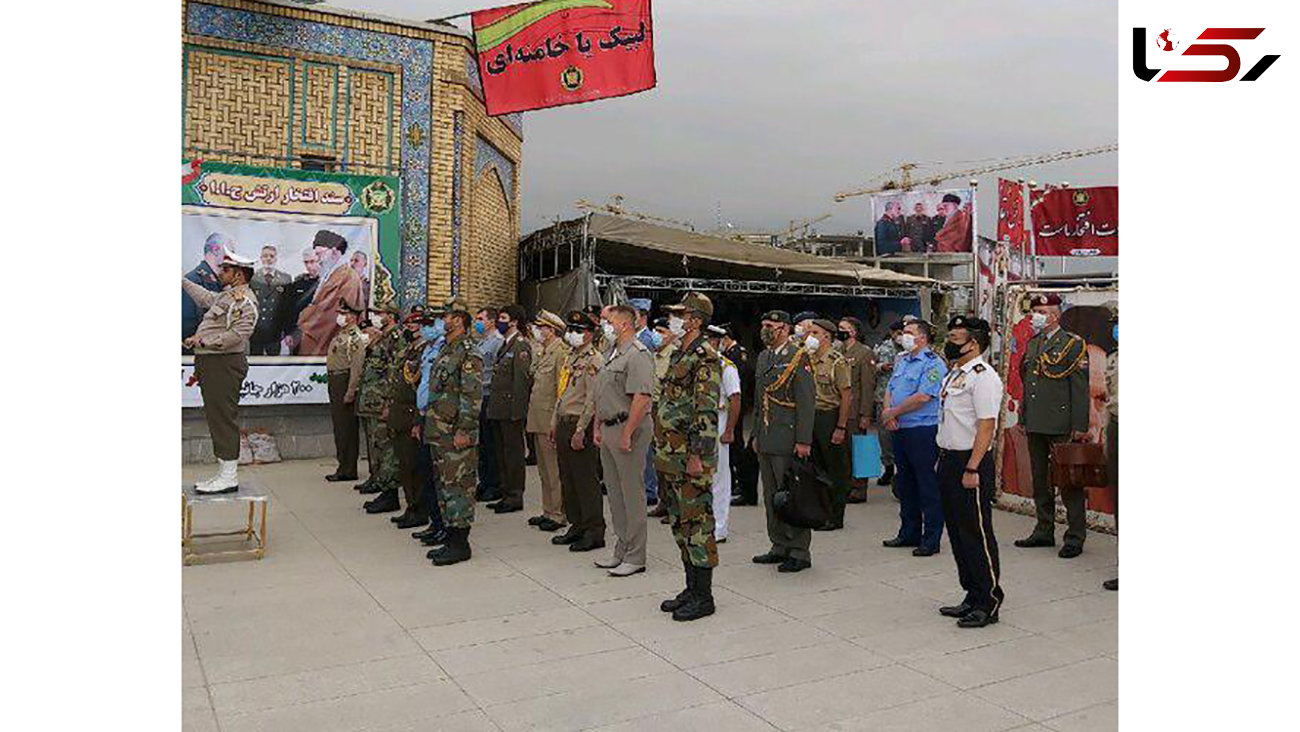 بازدید وابستگان نظامی کشورهای خارجی مستقر در ایران از نمایشگاه دفاع مقدس