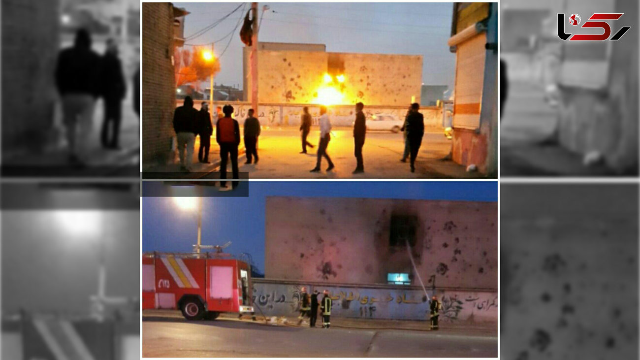 آتش گرفتن مدرسه دخترانه در چهارشنبه سوری + عکس های لحظات اولیه حادثه