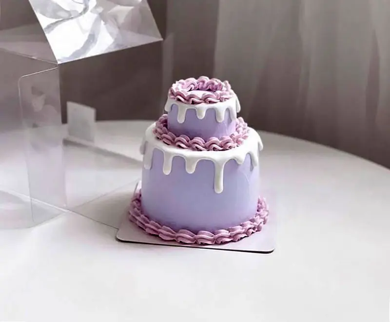 کیک دو طبقه کوچک