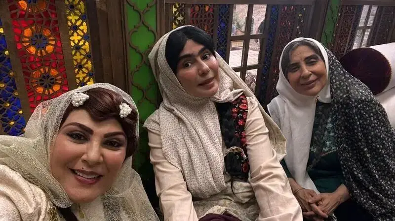 عکس ها/ مرجانه گلچین، ترلان پروانه و گلاره عباسی در پشت صحنه «بامداد خمار» / عکس هایی که وایرال شد