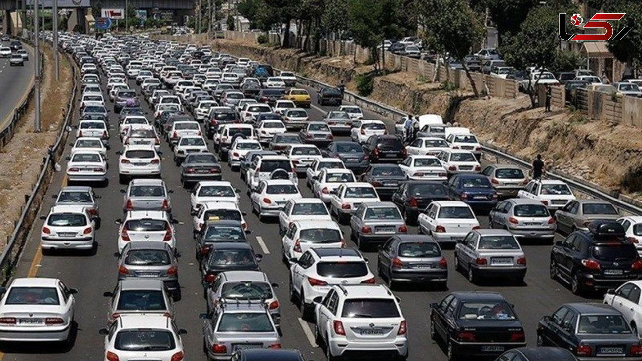 ترافیک سنگین در اکثرمحورهای بزرگراهی