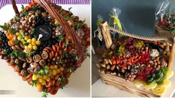 زیباترین ایده ها برای تزئین آجیل و خشکبار عروس ویژه نوروز 1405