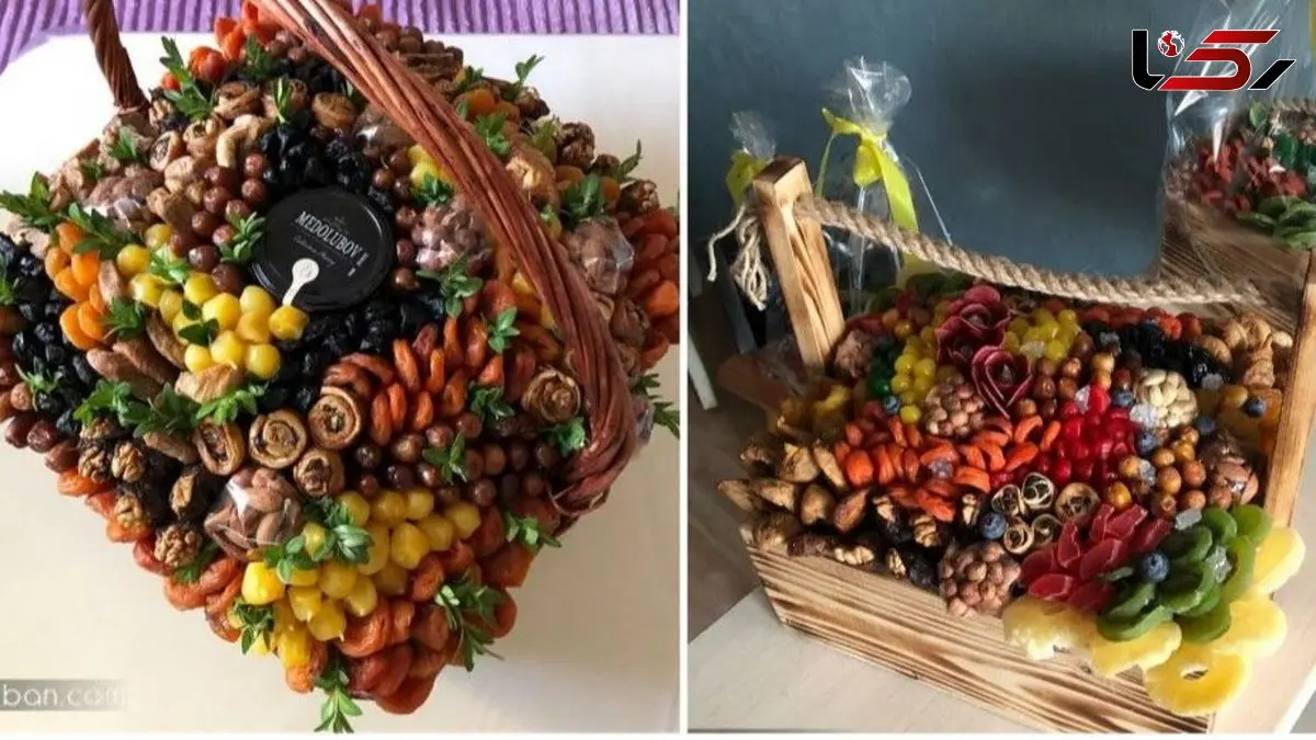 زیباترین ایده ها برای تزئین آجیل و خشکبار عروس ویژه نوروز 1405