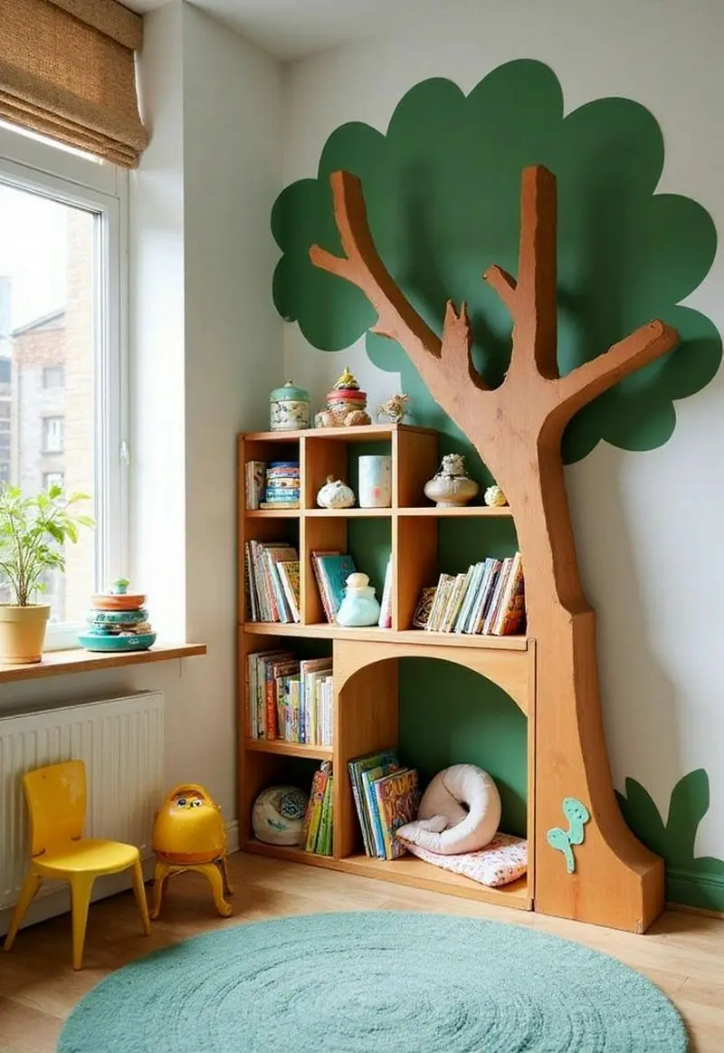 کتابخانه فانتزی اتاق کودک