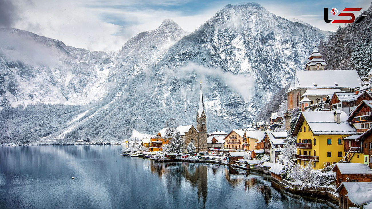 ببینید / نماهنگ زیبا و شنیدنی دریاچه قو و تصاویر زیبا  از زمستان در اتریش + فیلم 