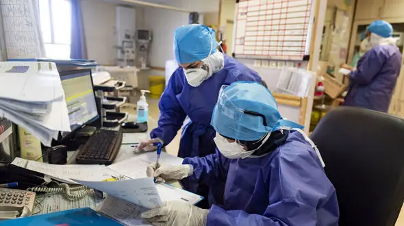 تخت های بیمارستان های ایران خالی از بیماران کرونایی + فیلم