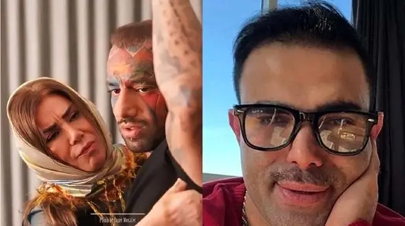 جنجال دسته گل وحید خزائی برای مادر تتلو + فیلم عجیبی که همه را شوکه کرد!