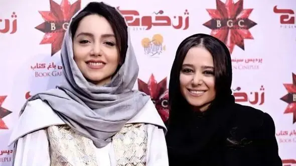 قاب جذاب الناز حبیبی و نازنین بیاتی در یک مراسم