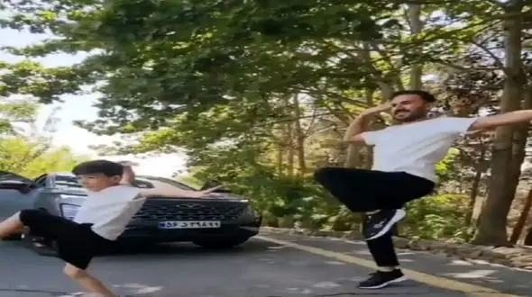 آواز باشکوه و رقض پدر و پسر تبریزی جوری بومبا آذری رقصیدن ابهت و ظرافت حرکاتشون خداس چقد ماهر