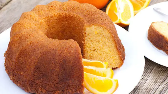 فیلم طرز تهیه کیک پرتقالی با بافتی نرم و پنبه ای 