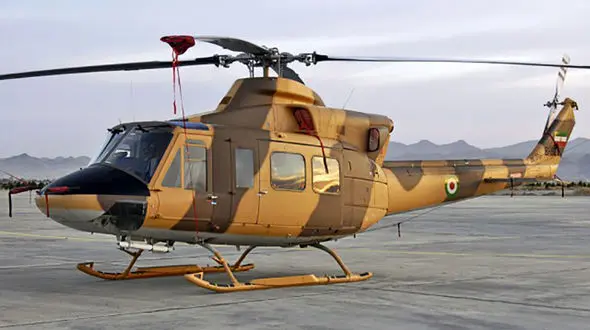 سقوط یک بالگرد ارتش در  ملارد!
