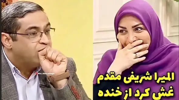 فیلم/ سعید عزیزی؛ بعضی خانوما انقدر خشنن انگار نه انگار شوهر دارن، آقا مثل بچه گربه مهربون اونجا نشسته غذاشو میندازن جلوش .../ المیرا شریفی‌مقدم؛ شوهر منم میگه خیلی خشنی.. 