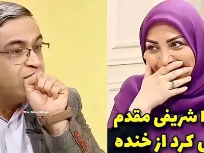 فیلم/ سعید عزیزی؛ بعضی خانوما انقدر خشنن انگار نه انگار شوهر دارن / المیرا شریفی‌مقدم: شوهر منم میگه خیلی خشنی 