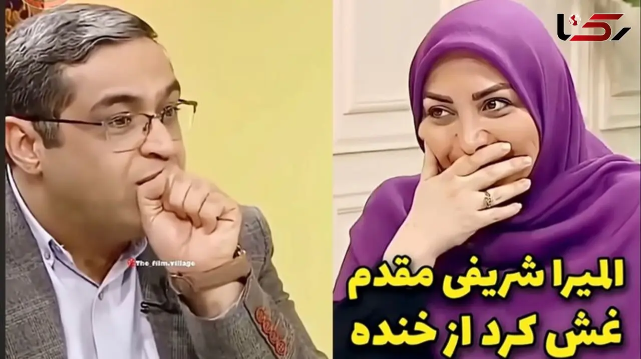 فیلم/ سعید عزیزی؛ بعضی خانوما انقدر خشنن انگار نه انگار شوهر دارن، آقا مثل بچه گربه مهربون اونجا نشسته غذاشو میندازن جلوش / المیرا شریفی‌مقدم؛ شوهر منم میگه خیلی خشنی 