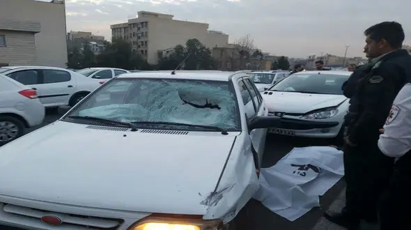 سنگ جان جوان پراید سوارتهرانی را گرفت+ 4 عکس دلخراش