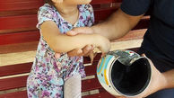 نجات انگشت کودک از لوله کتری در تهران + عکس 