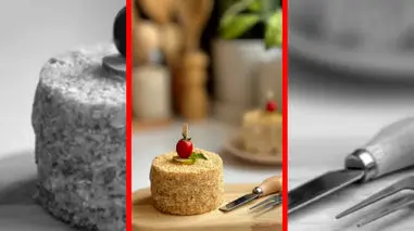 فیلم طرز تهیه کیک مرغ با نون تست