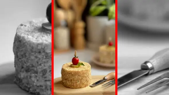 فیلم طرز تهیه کیک مرغ با نون تست