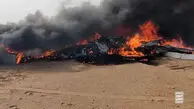 فیلم سرنگونی پهپاد سعودی ساخت ترکیه توسط یمنی ها 