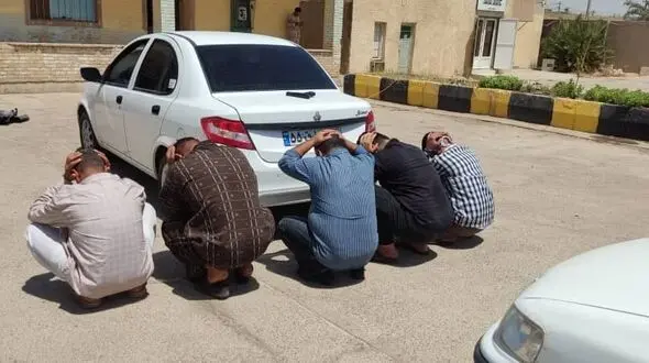 اولین فیلم از لحظه دستگیری عاملان قتل مجید عبدالباقی