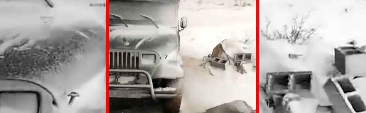 فیلم بارش برف در ارتفاعات کوه سیوان ایلام