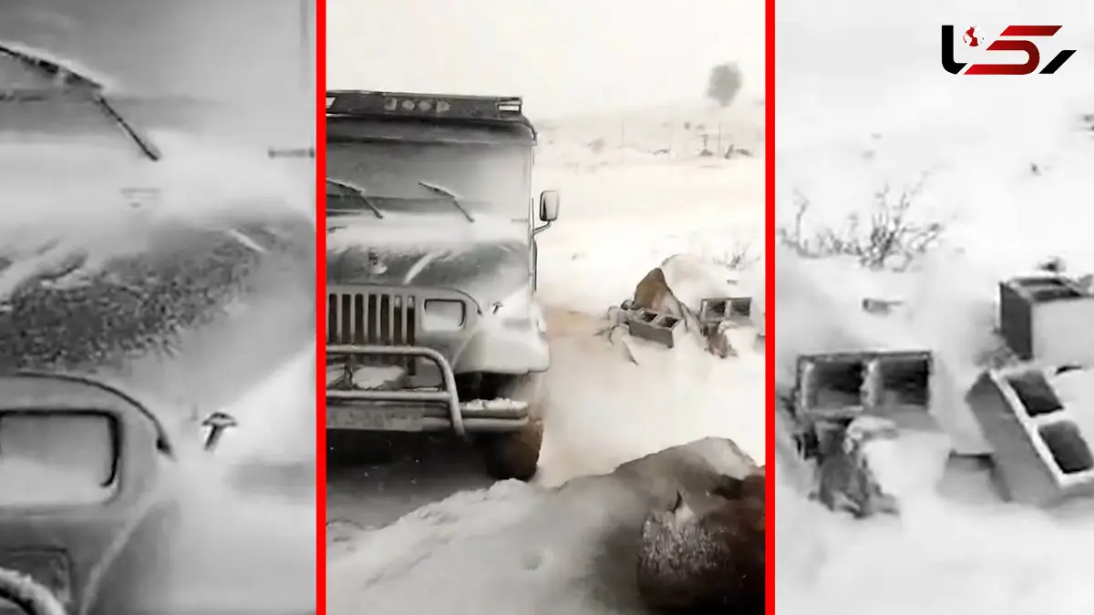 فیلم بارش برف در ارتفاعات کوه سیوان ایلام