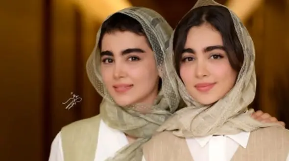 سلفی سونیا حسینی «نیکای پایتخت» با خواهرشوهر مهربونش در پشت‌صحنه سریال پایتخت+ عکس