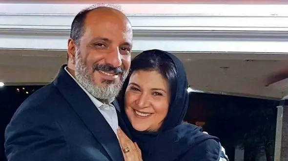 عکس سفر در زمان / ژست عاشقانه «هما» سریال پایتخت 7 و همسرش