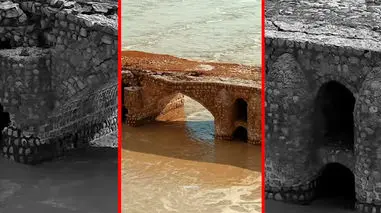 فیلم وضعیت نگران کننده طولانی ترین پل تاریخی ایران