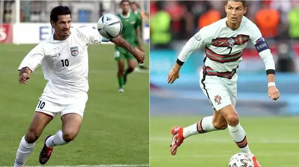 پیام علی دایی به گل 109 کریستیانو رونالدو+ جزییات