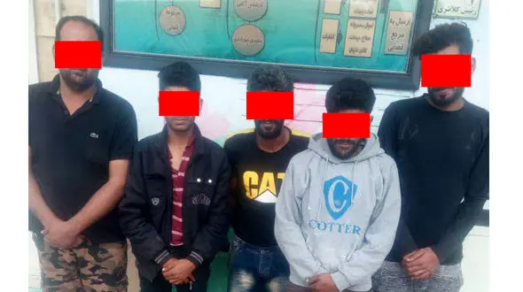 این 5 نفر در آبادان همه چیز می دزدیدند +عکس