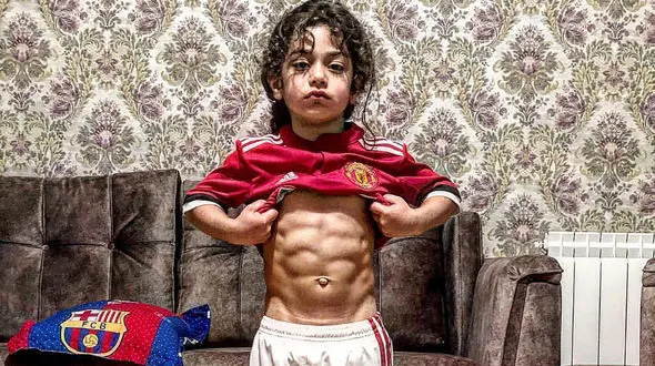 آرات حسینی جانشین لیونل مسی می شود +عکس