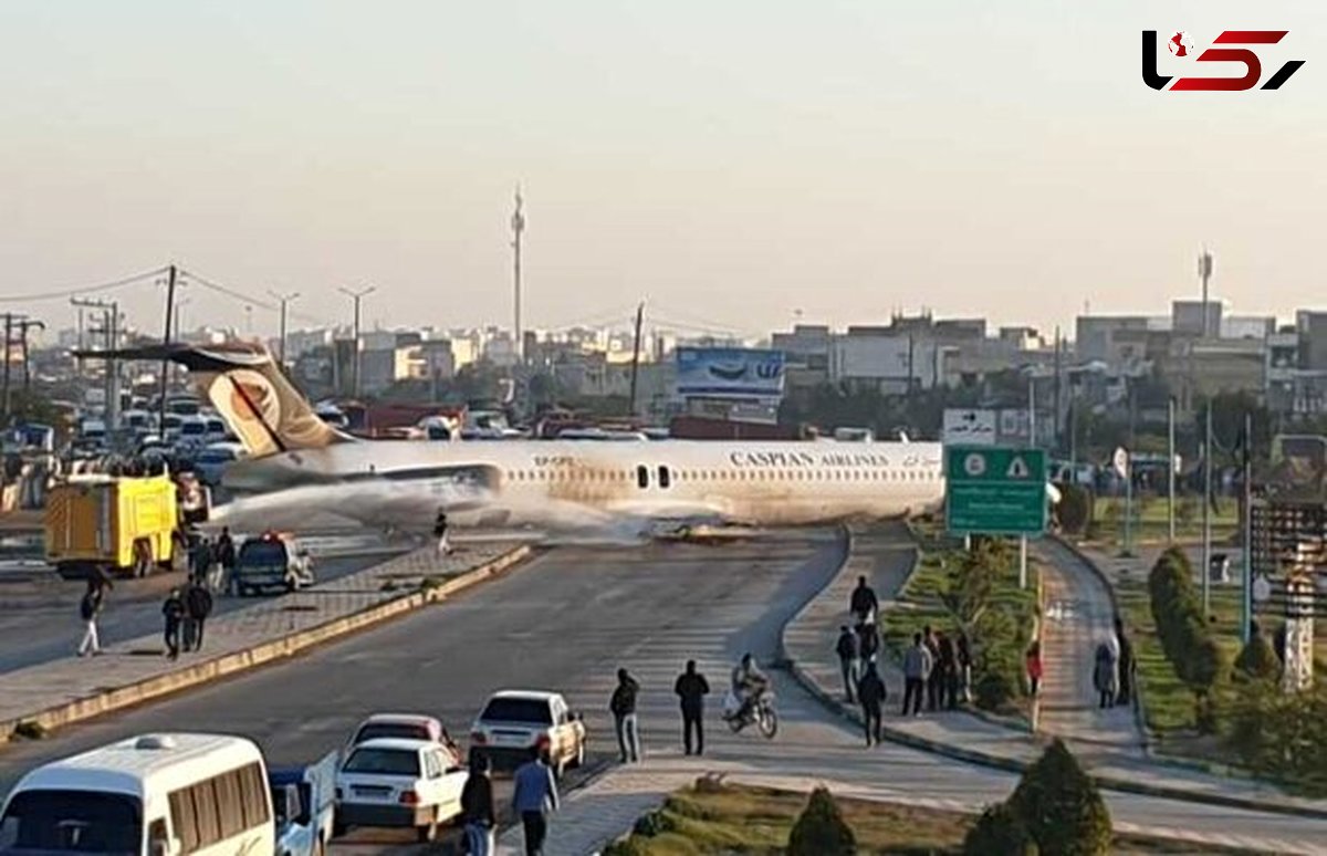 صفر تا صد حادثه هواپیما در ماهشهر + فیلم 