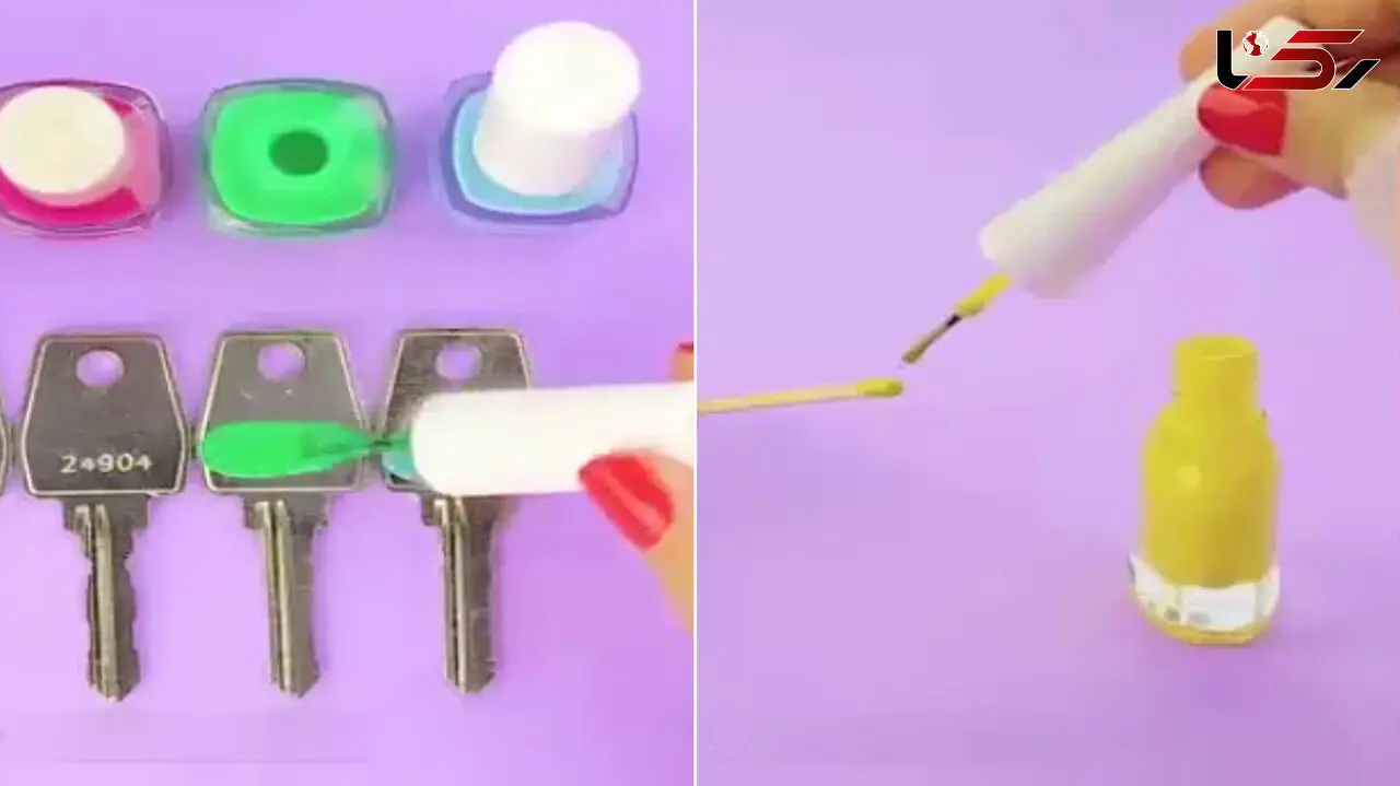 کاربردهای جالب لاک ناخن در زندگی روزمره +فیلم