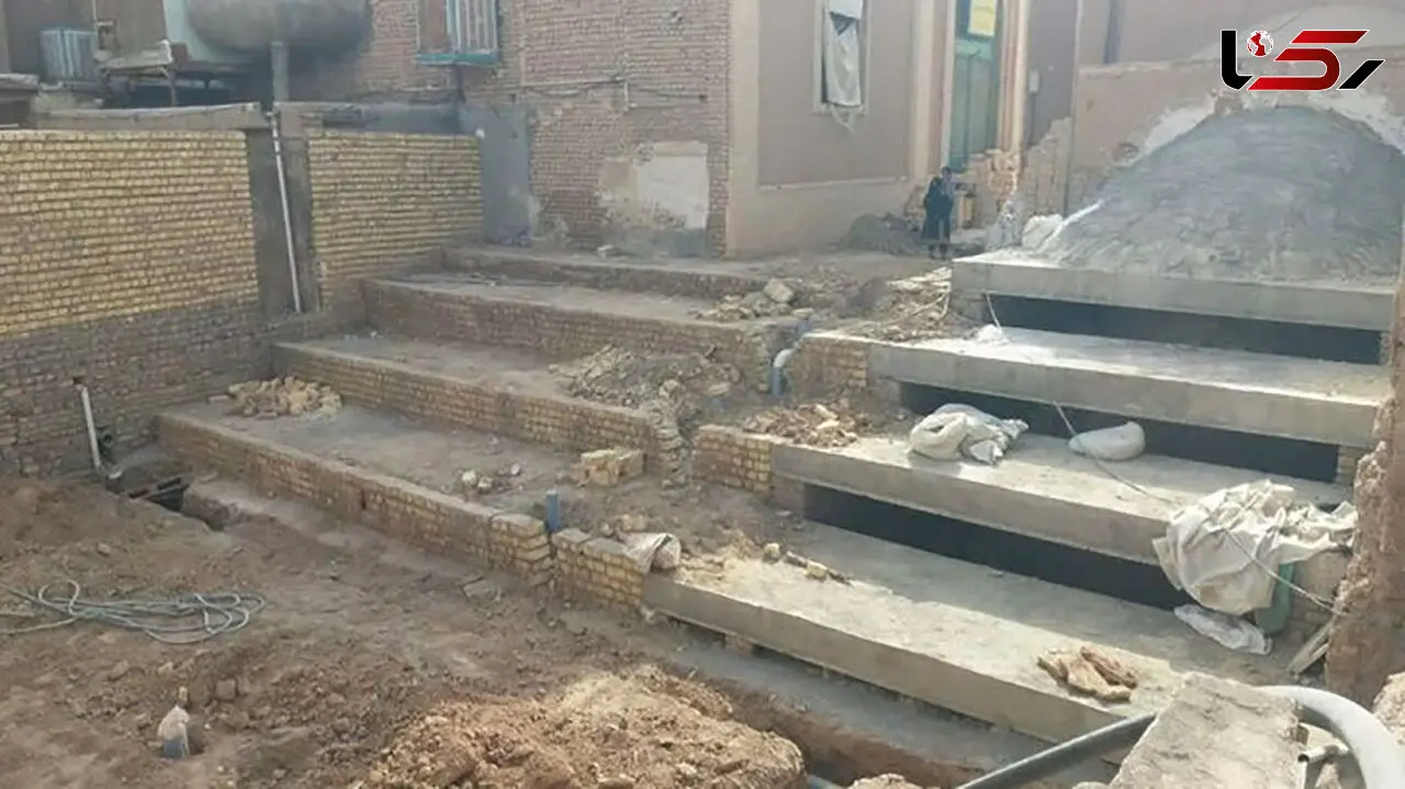 مرمت آب انبار تاریخی نوش‌آباد با همیاری دوستداران میراث‌فرهنگی  