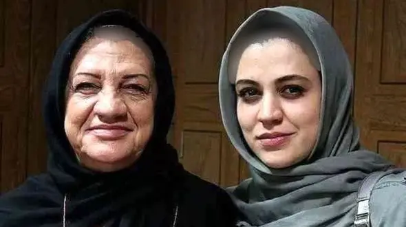 عکس بعید از مادر شیدا خلیق  ! / خانم بازیگر در پیری شوک آور شد ! 