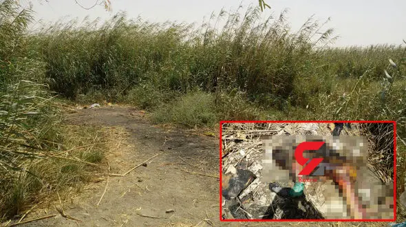 عکس جنازه مردی با دستی در گچ! / این آبادانی کیست؟! + جزییات