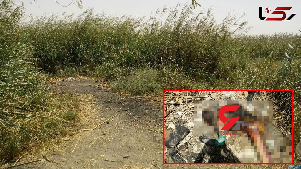 عکس جنازه مردی با دستی در گچ! / این آبادانی کیست؟! + جزییات