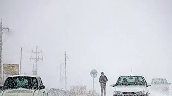 کولاک برف در کوهرنگ