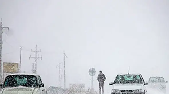 کولاک برف در کوهرنگ