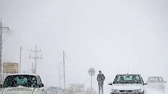 کولاک برف در کوهرنگ